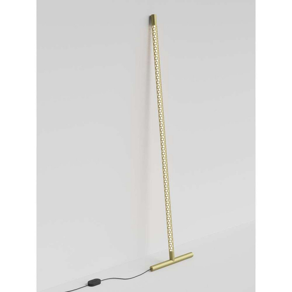 Rotaliana Squiggle F1 Golvlampa 3000K, guld / mässing från Rotaliana