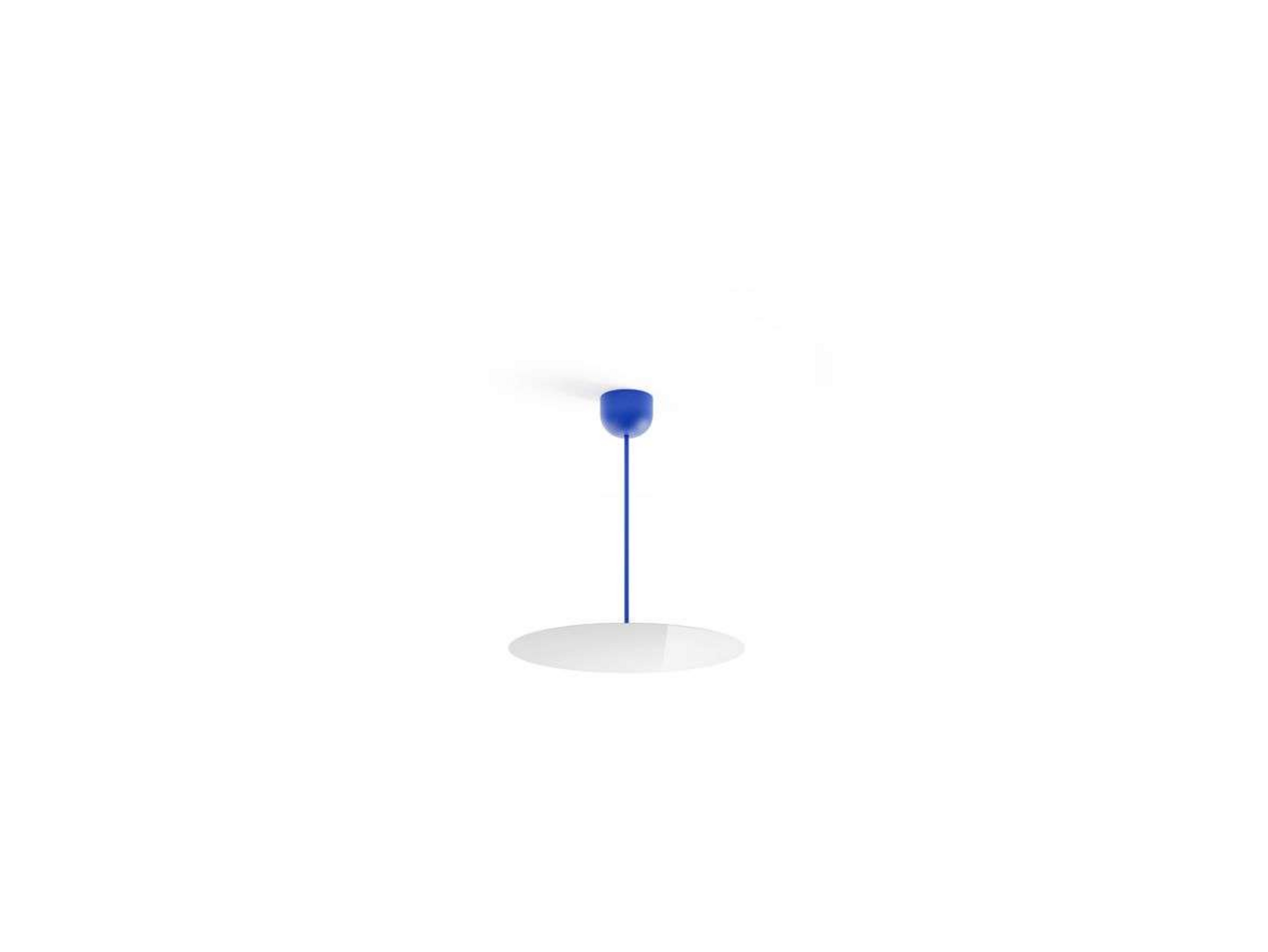 Millimetro Lámpara de Techo H53 Ø50 Royal Blue/Mirror - Luceplan