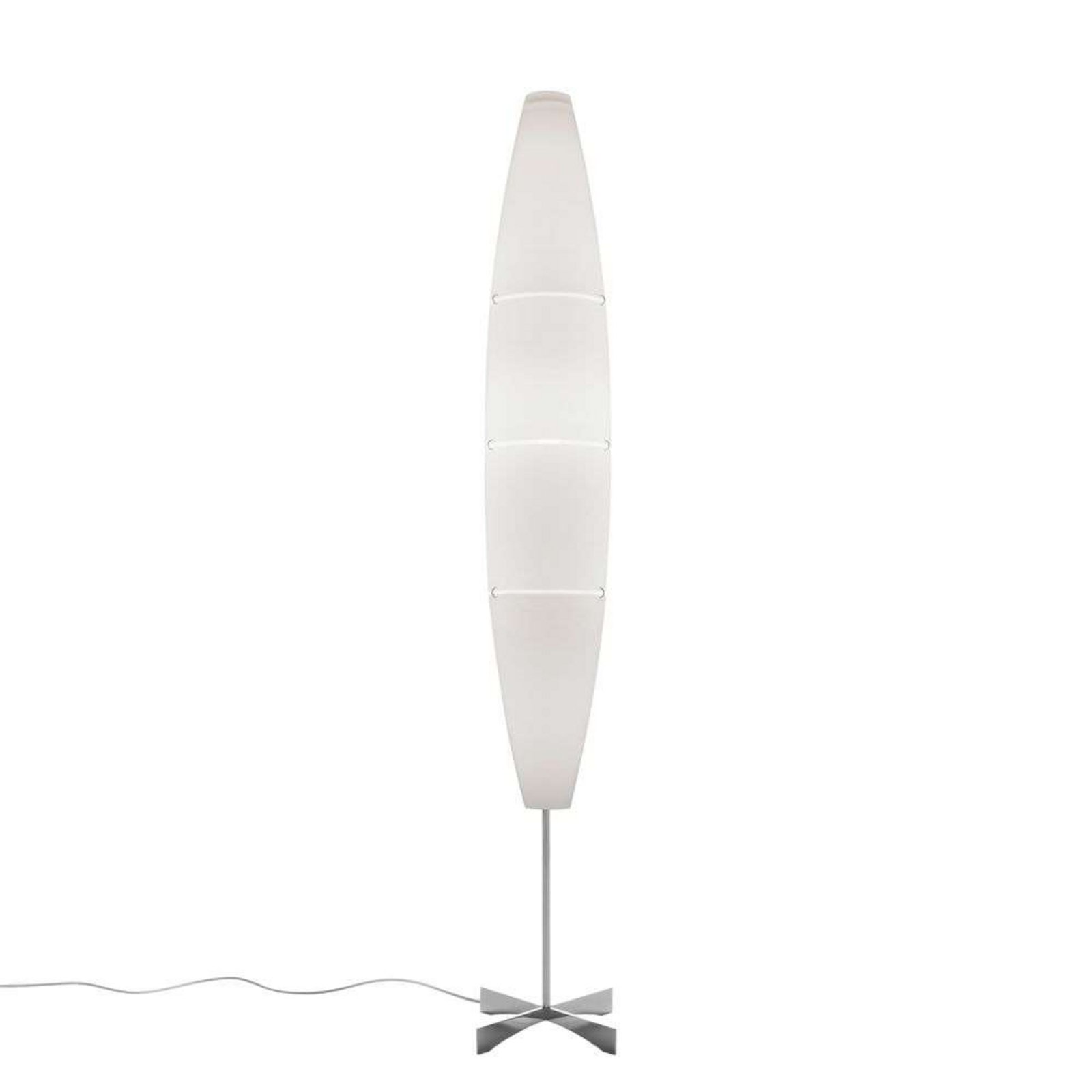 Havana Golvlampa On/Off Chromed White - Foscarini