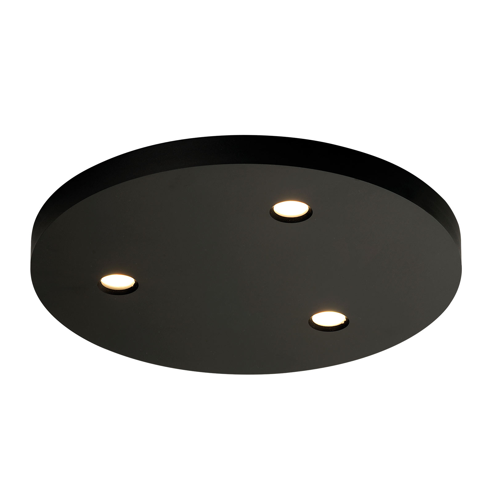 Bopp Close LED plafondlamp 3-lamps rond