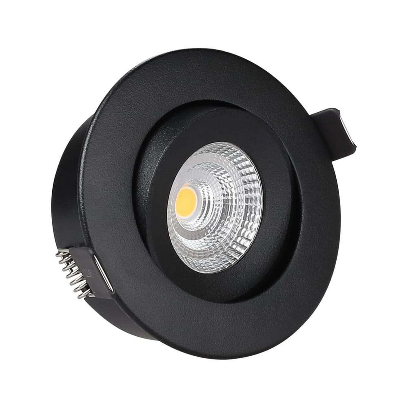 Downlight Spotlight 7W 2700K Tilt Schwarz ANTIDARK - Wohnzimmer - Metall