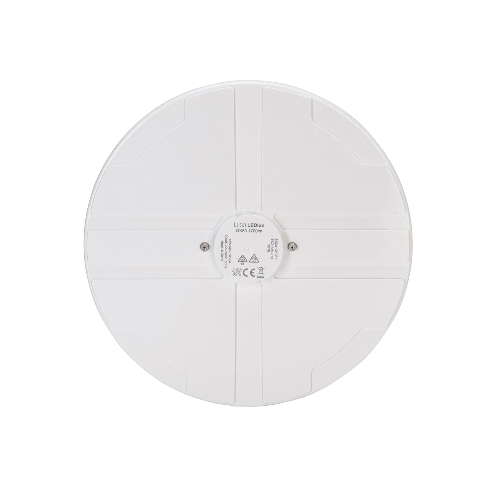Amploule LED GX53 19 W 3 000 K  Ø 20 cm, à intensité variable - Beacon