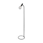 Lampe sur pied Dulwich, intensité variable, noir, métal, 152 cm, E27