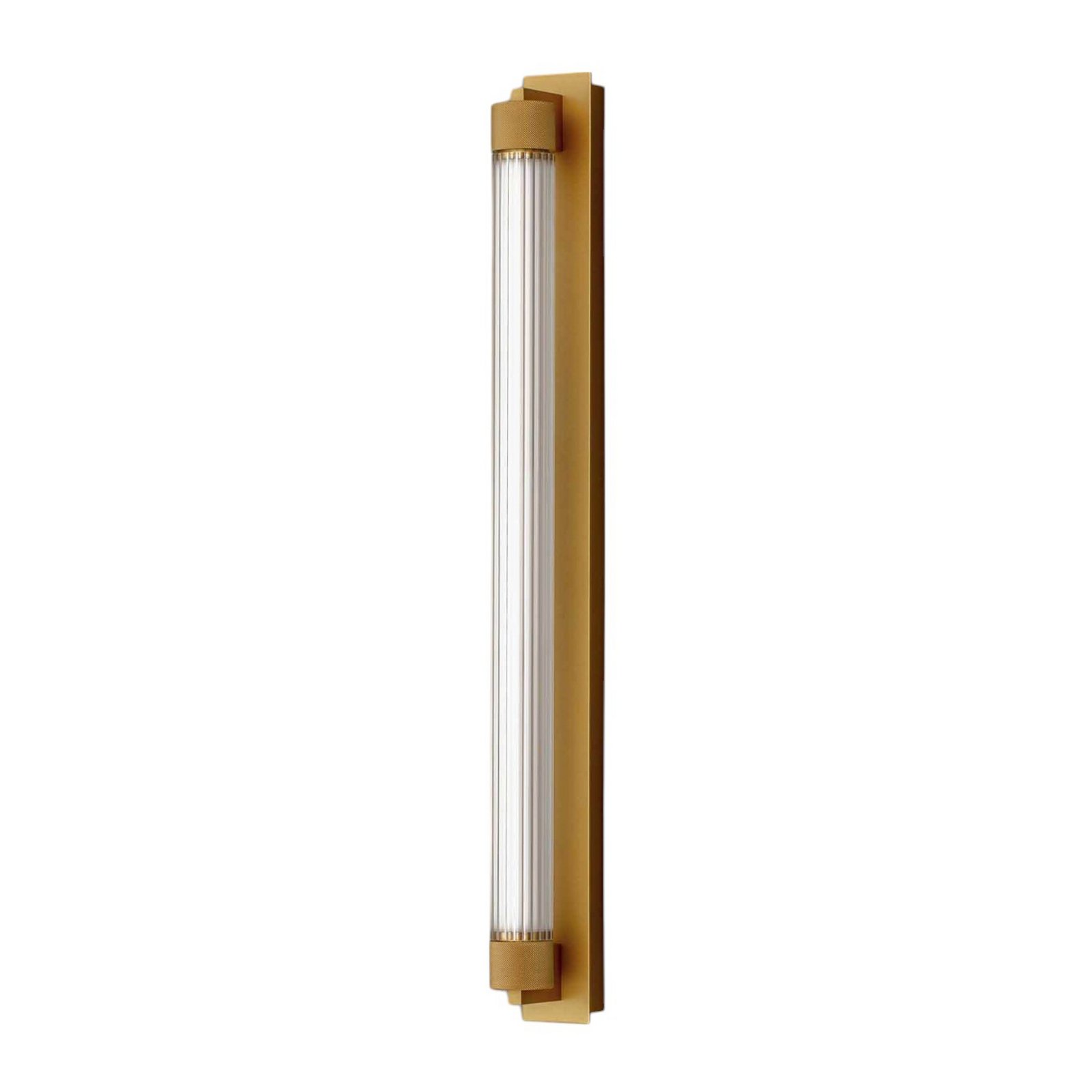OLEV LED-Wandlampe CHARMER, braun, Metall/Glas, 2.700 K IP44
