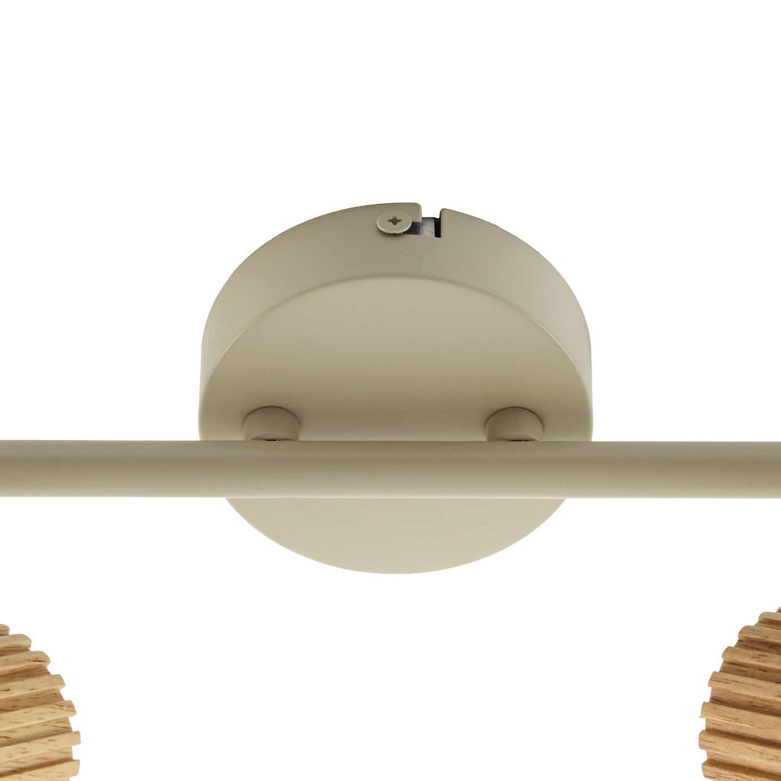 Lenja loftspot, E14, beige, 2 lyskilder, metal – Lindby Lenja loftspot, E14, beige, 2 lyskilder, metal – Lindby