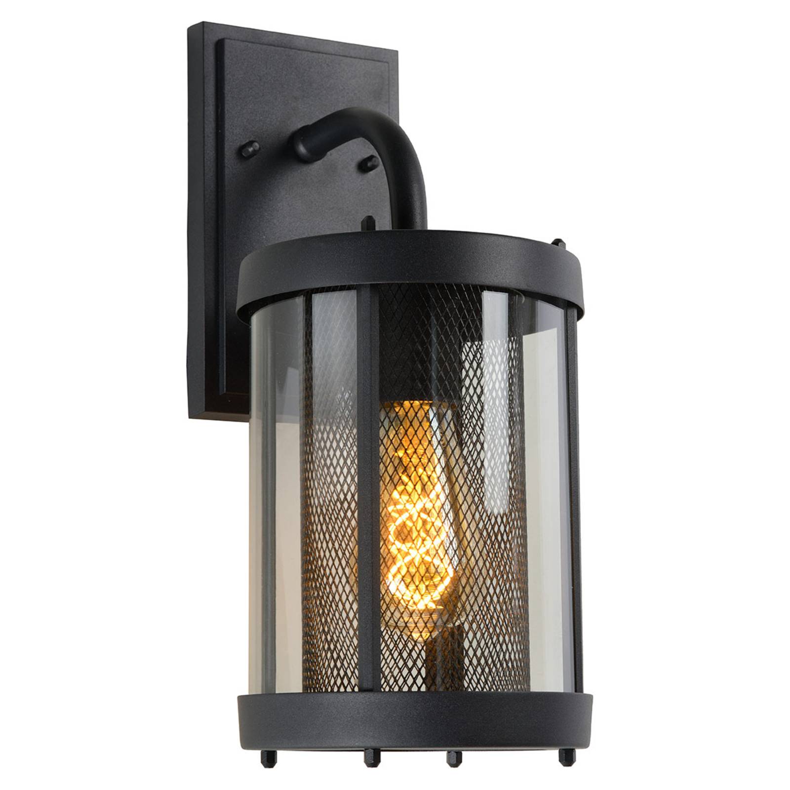 Lucide Outdoor Wall Light - dimmable - Modern - Black