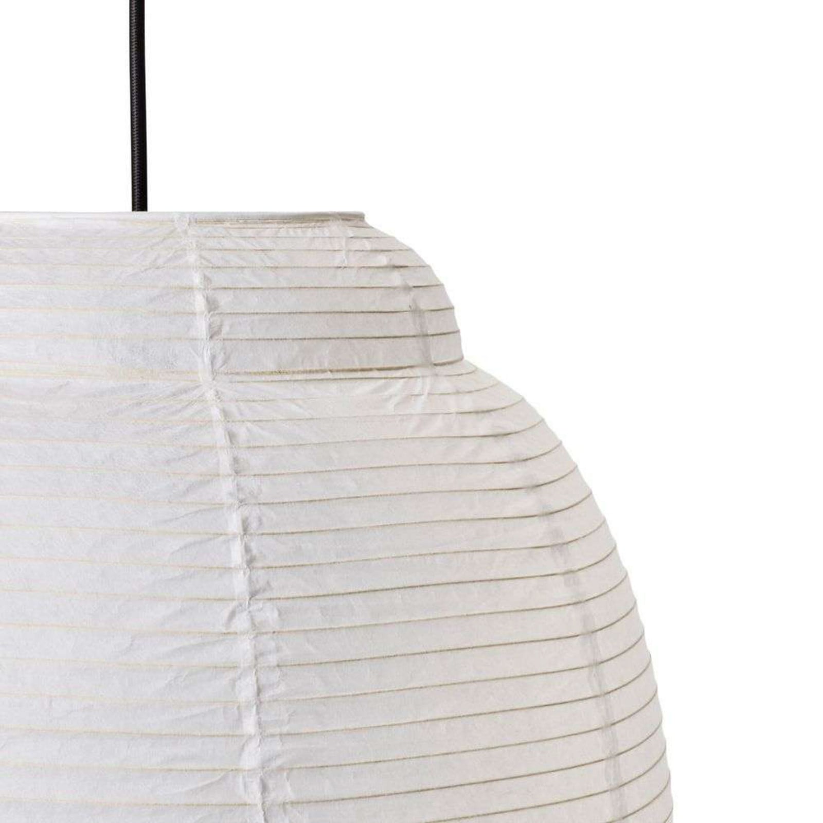 Papier Single Pendel Ø40 White Made By Hand - Spisestue - Papir / karton billede