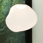 Tom Dixon LED hanging light Melt, Ø 28 cm, opal/gold