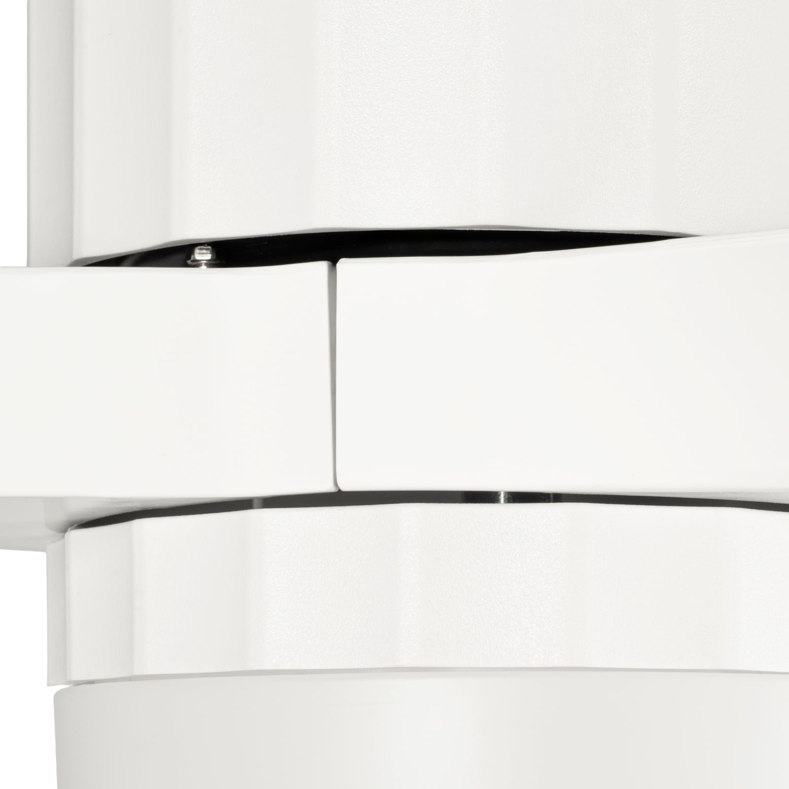 Novri LED-kattotuuletin, valkoinen, halkaisija 132 cm, CCT, hiljainen – Lucande