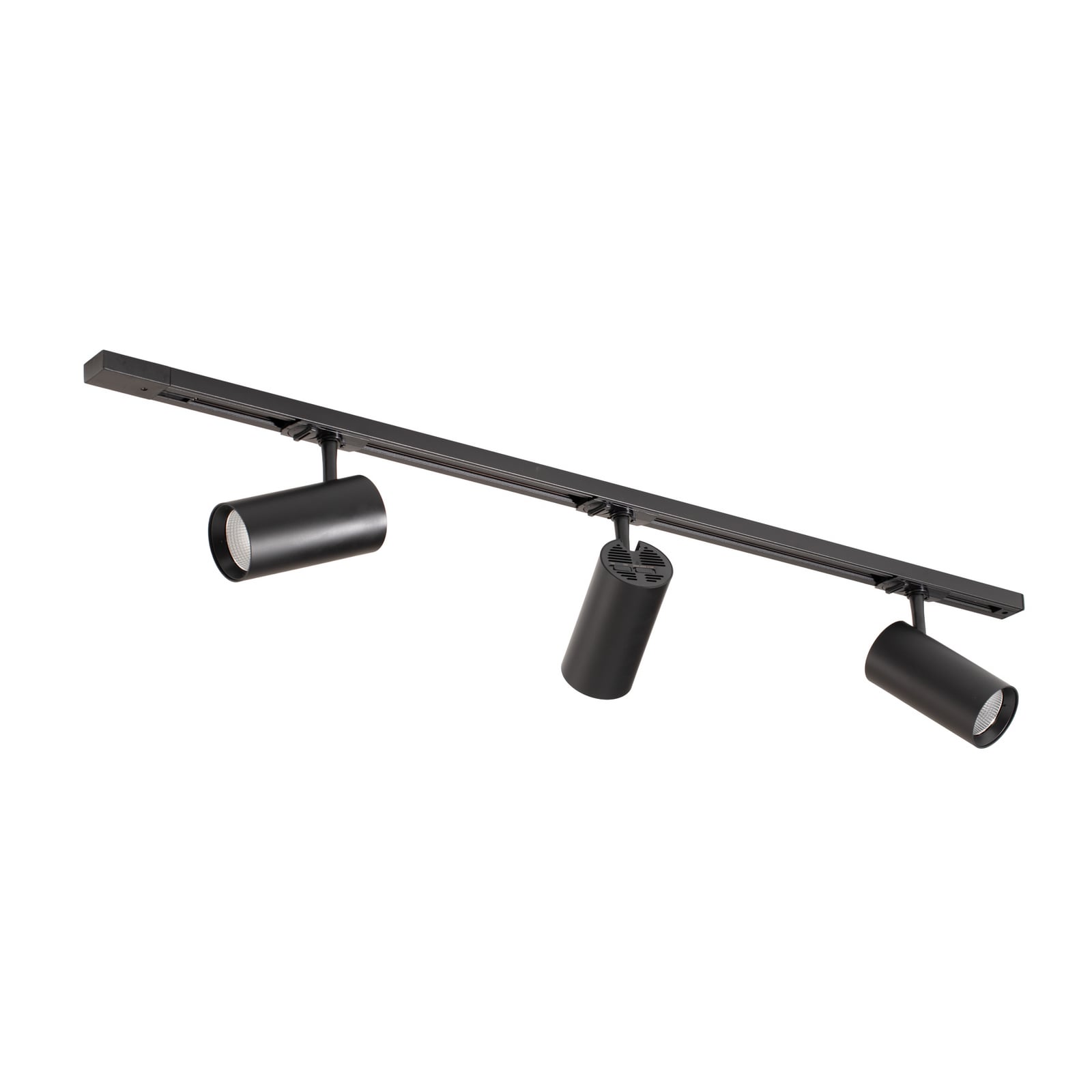 Lindby railsysteem Linaro Ø7 cm, 3-lamps, LED, zwart, CCT Lindby railsysteem Linaro Ø7 cm, 3-lamps, LED, zwart, CCT