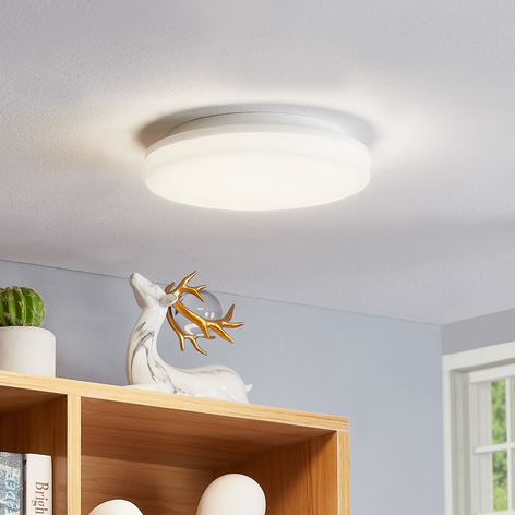 Prios Artin LED-Deckenlampe, IP65 CCT Sensor, rund