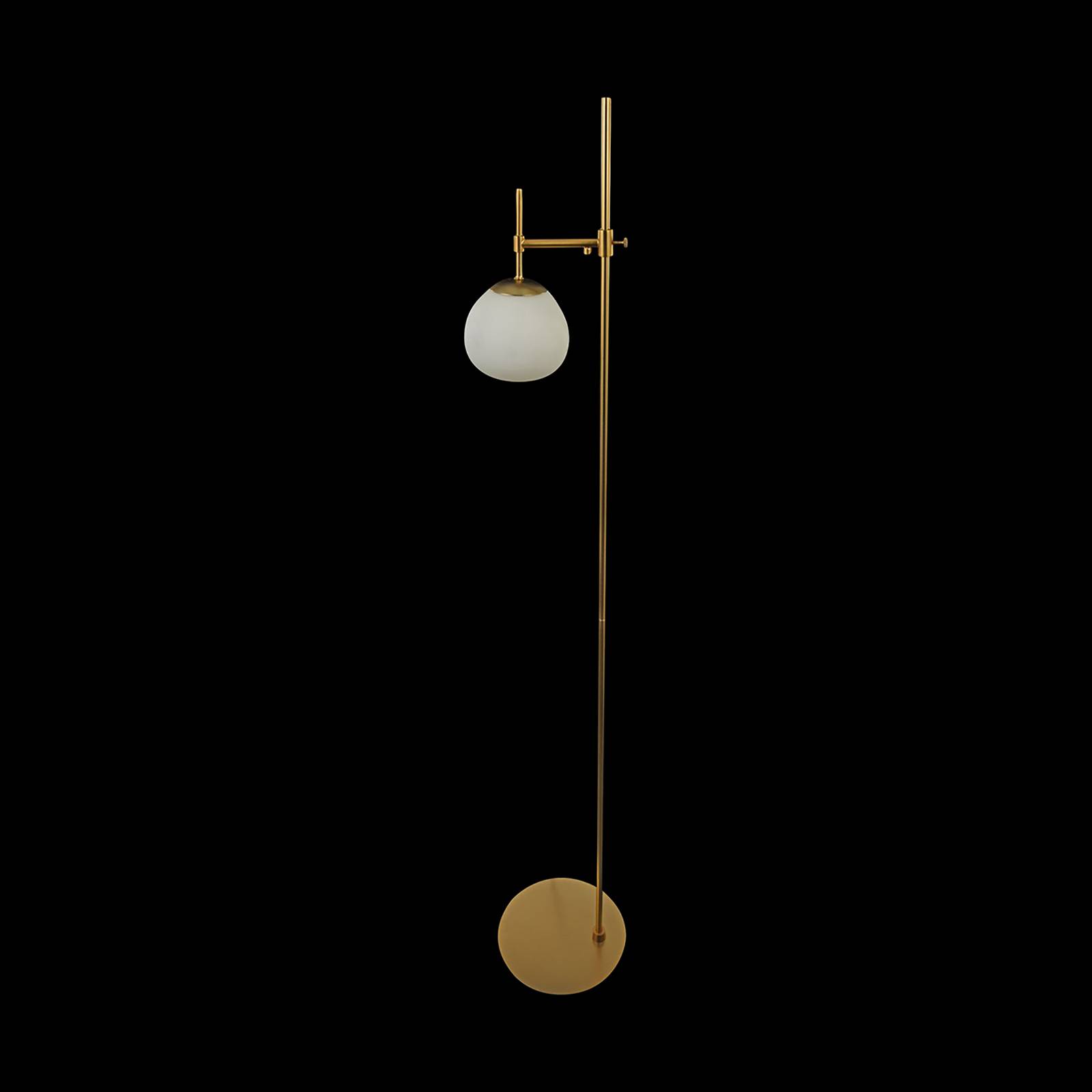 Maytoni erich állólámpa 1-ágú sárgaréz/fehér