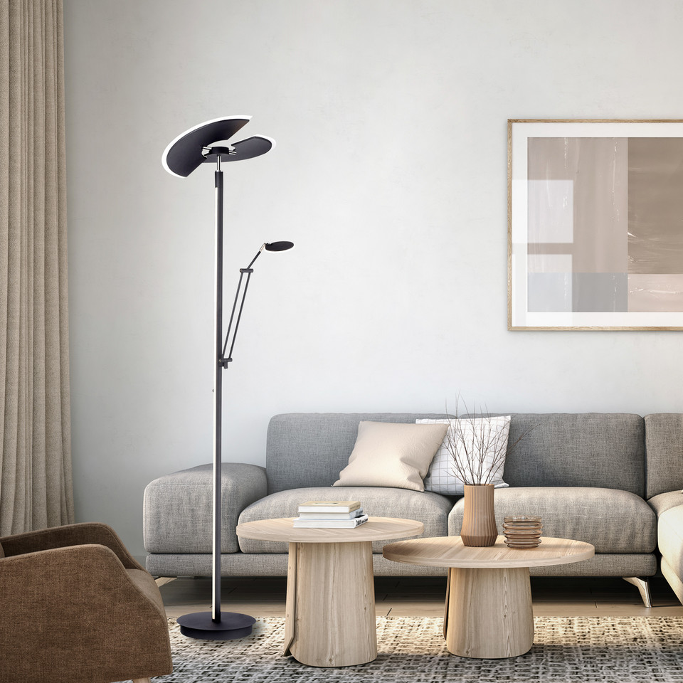 Pure Mutil LED-golvlampa, svart från Pure