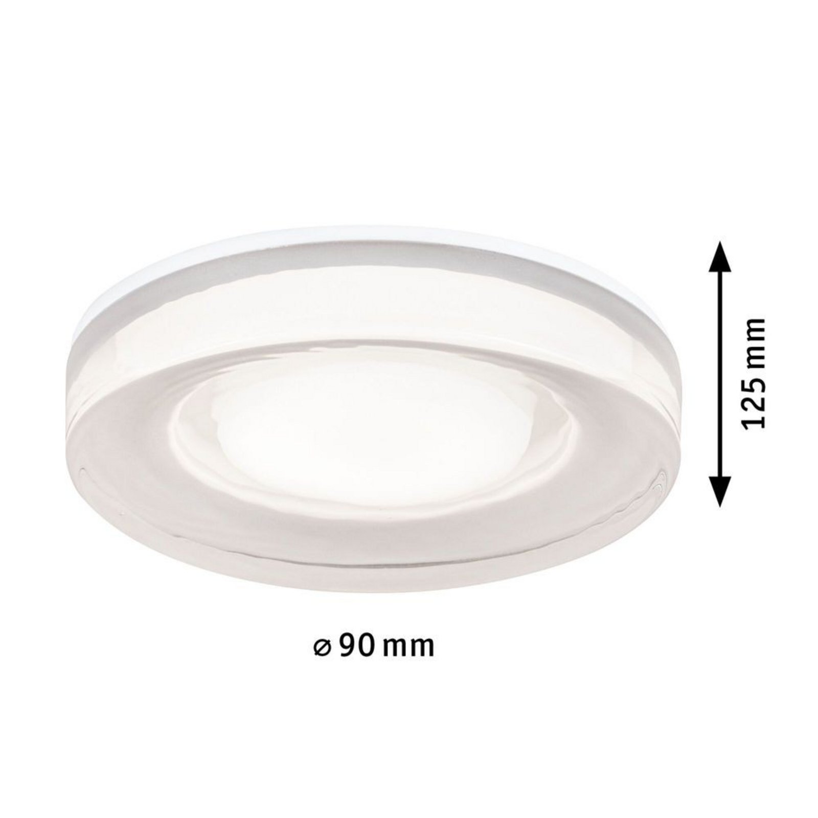 Luena Recessed Plafoniera IP65 Dim. Bianco - Paulmann