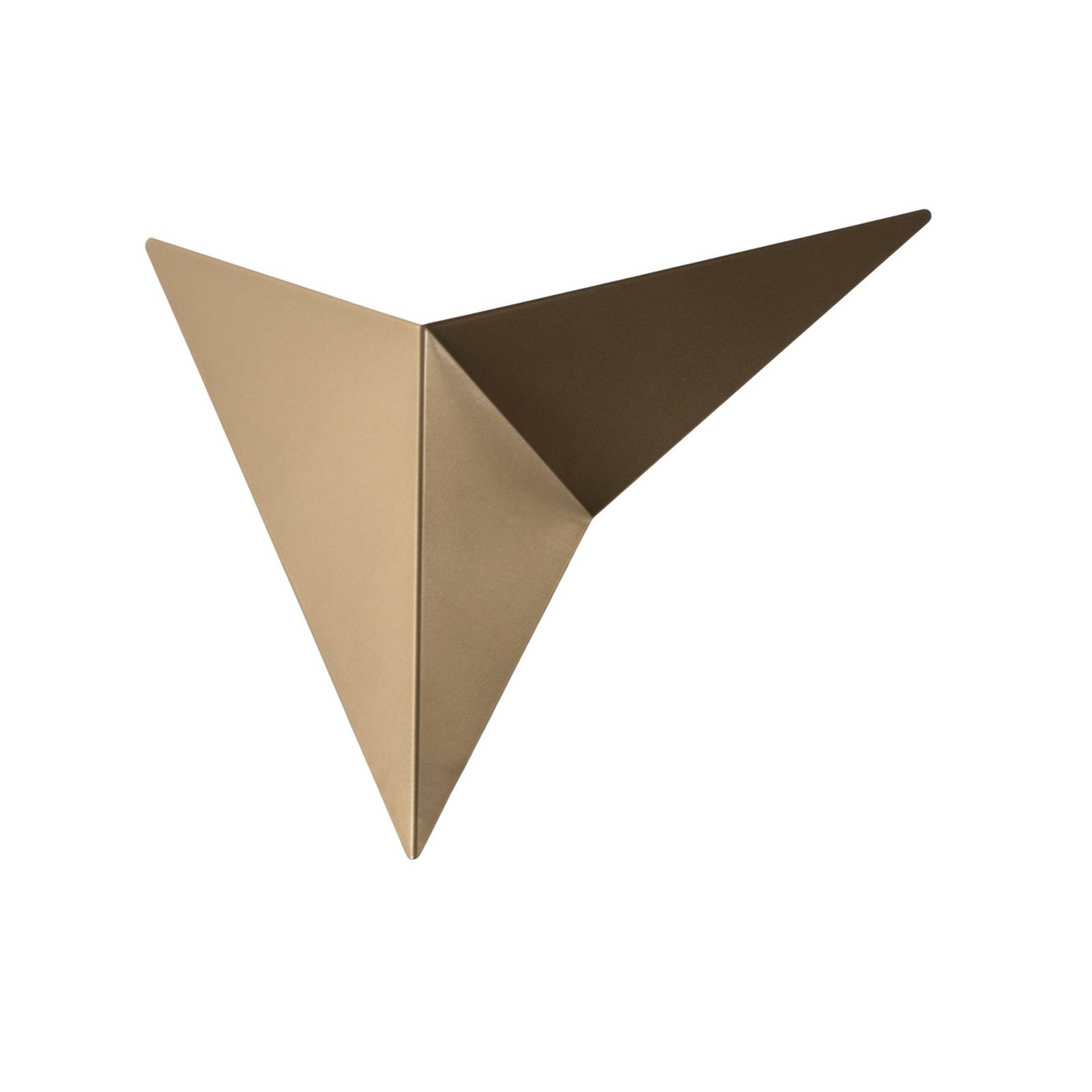 Kinkiet Kus, złoty, metal, wysokość 34 cm, G9