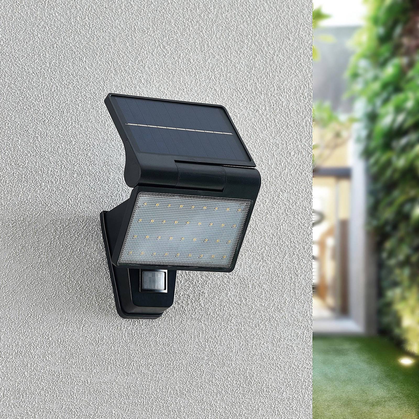 Prios Dagan udendørs LED-vægspot sensor solcelle