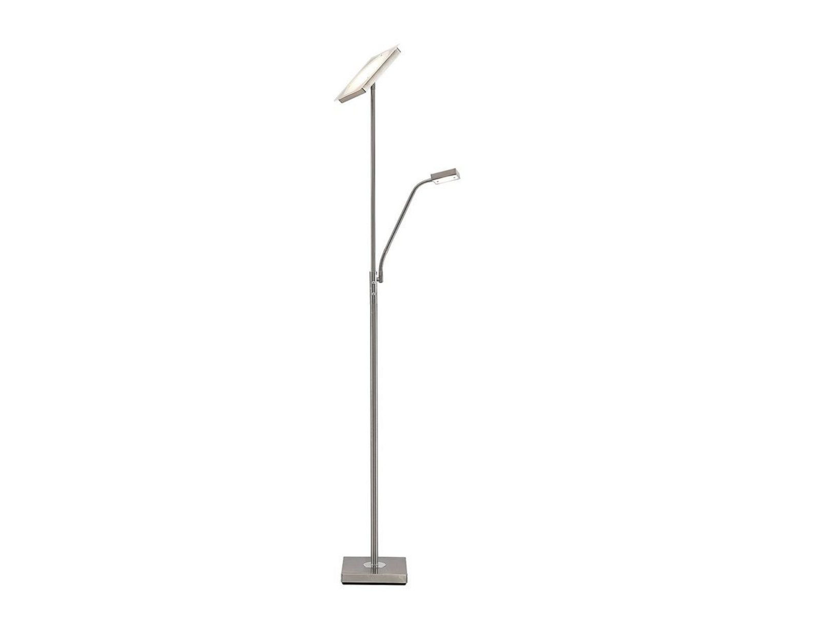 Sumani LED Floor Lamp Satin Nickel - Lindby