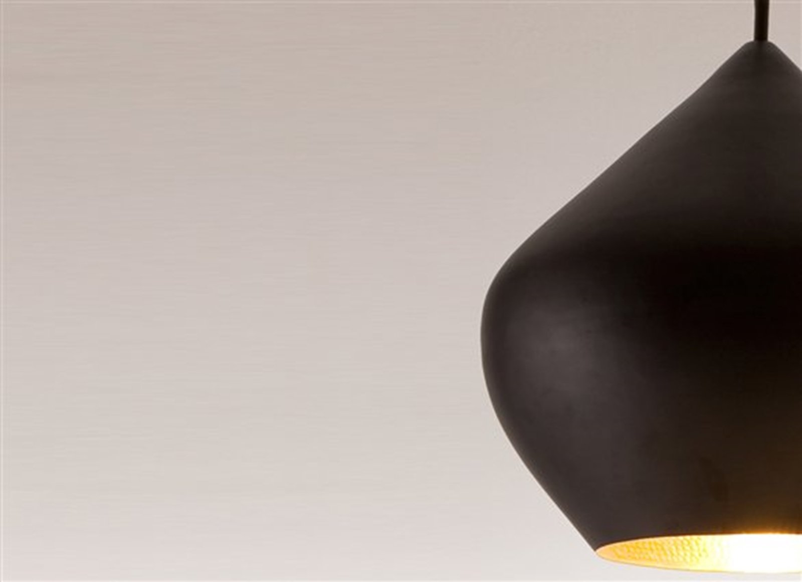 Beat Light Stout LED Lustră Pendul Black - Tom Dixon