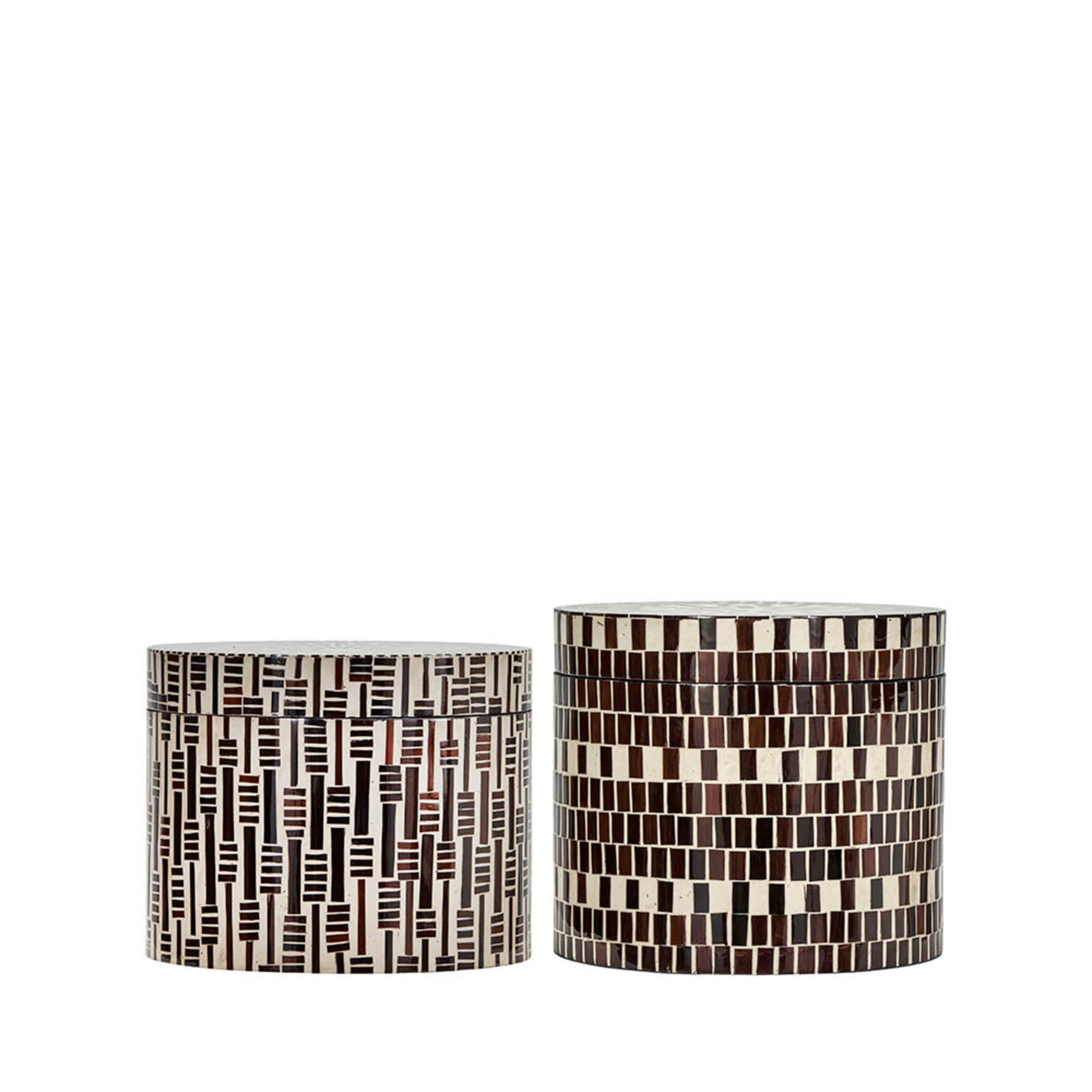 Lango Opbevaringsbokse Brown/Natural - House Doctor