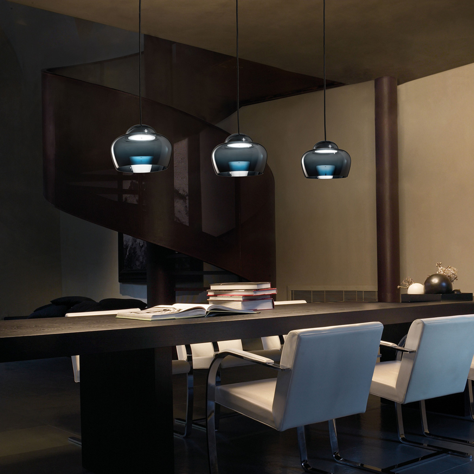 LED-Hängeleuchte Cristallina, 2.700K, phase cut