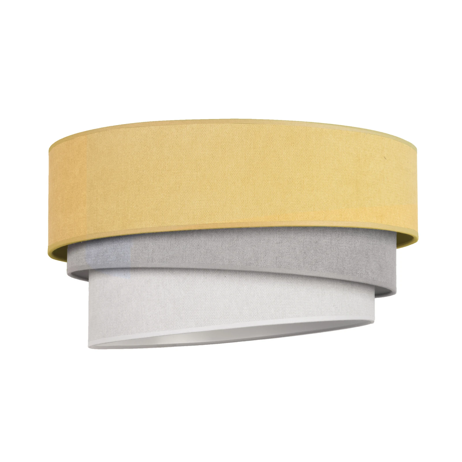 Plafoniera Pastell Trio Ø 45 cm senape/grigio/grigio chiaro