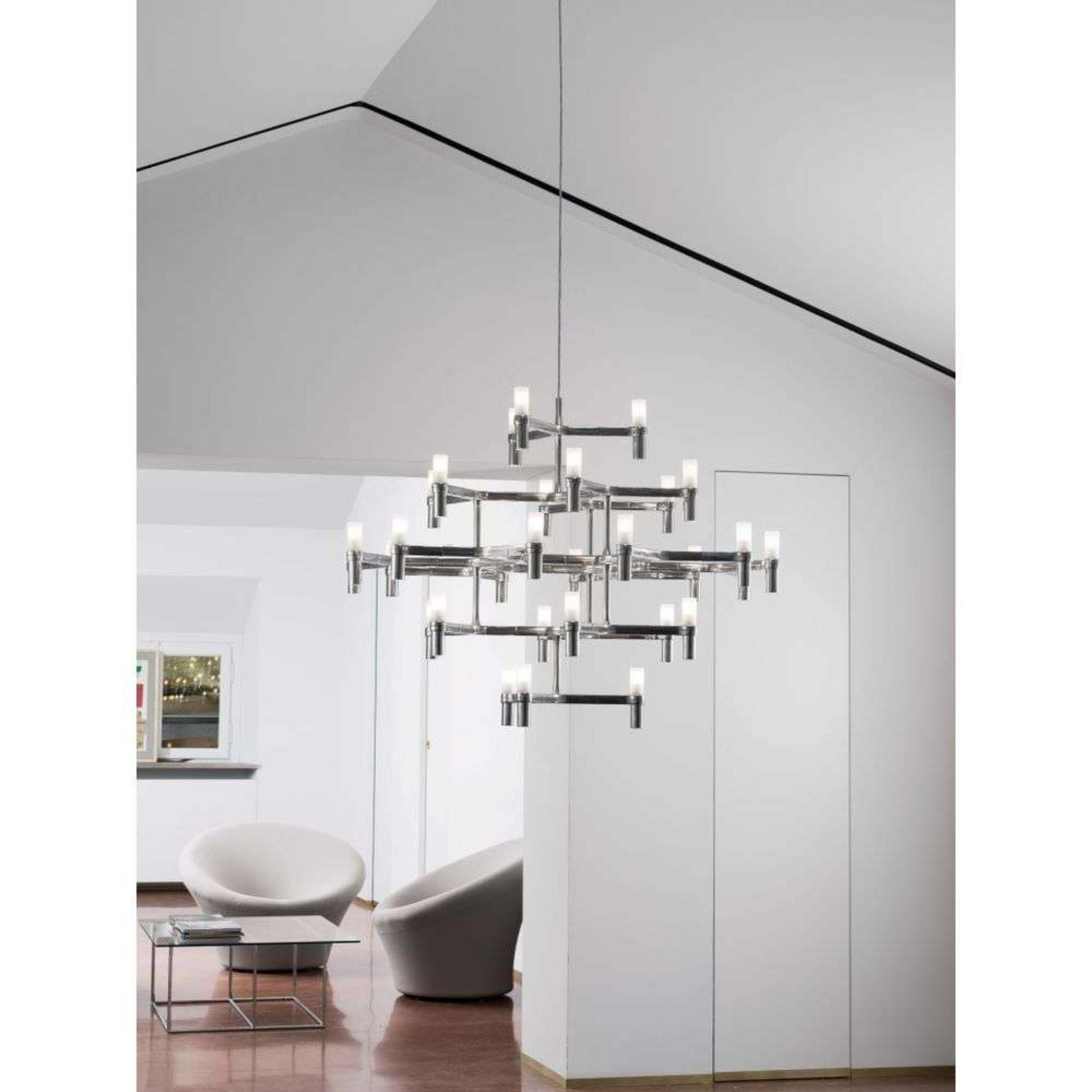 Crown Major Pendant Polished - Nemo Lighting