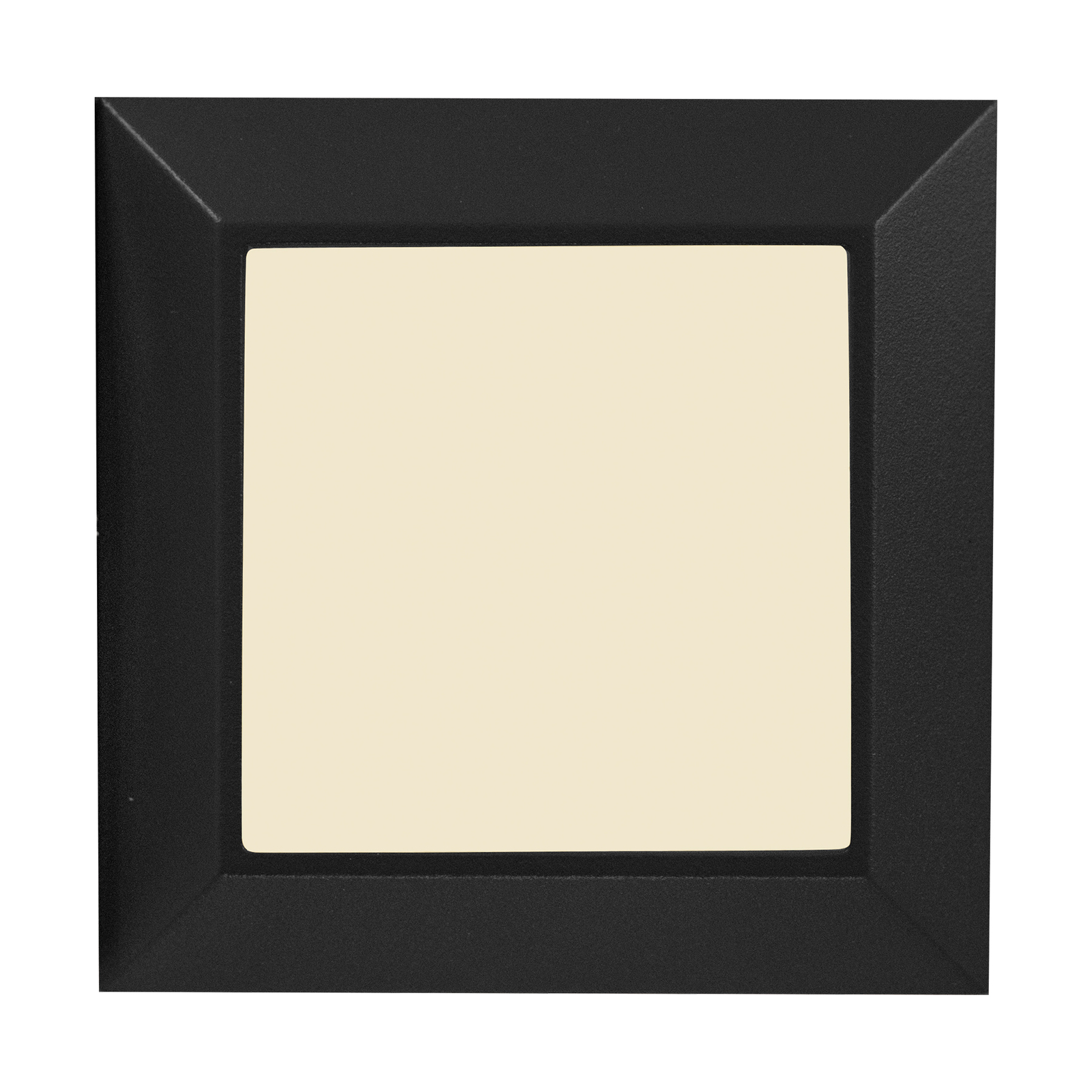 LED-Außenwandlampe Helena, frontal 10 cm schwarz