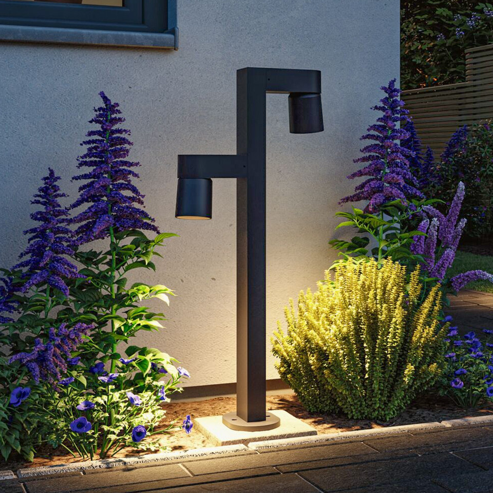 Paulmann Kimu 2 LED-väglampa, svart från Paulmann