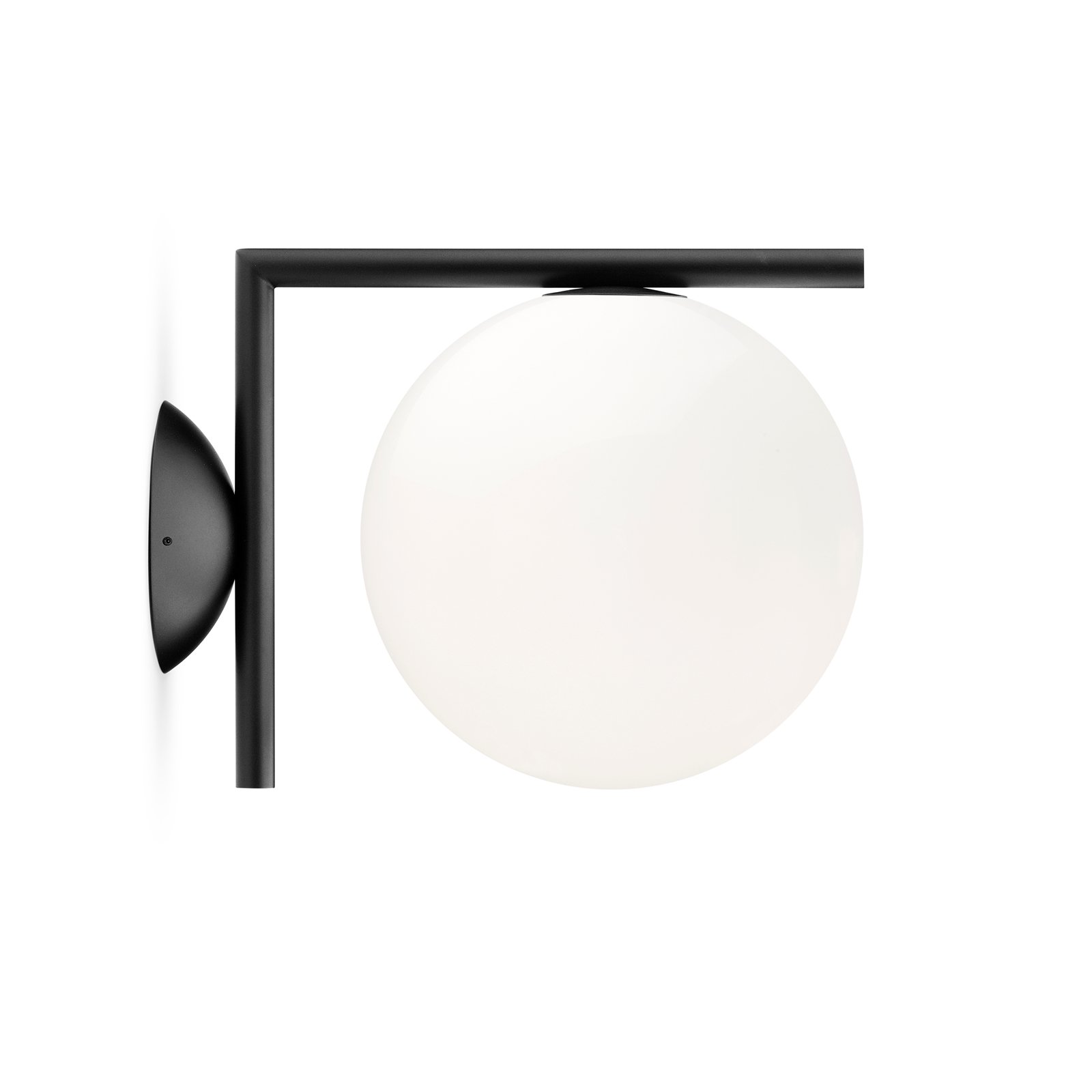 IC C/W1 Ceiling Lamp/Wall Lamp Matte Black - Flos