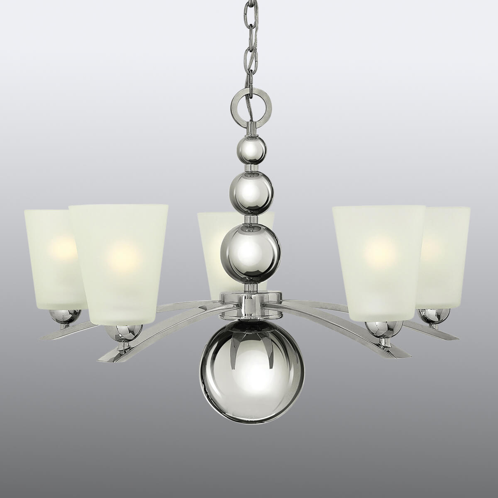 Five-bulb chandelier Zelda