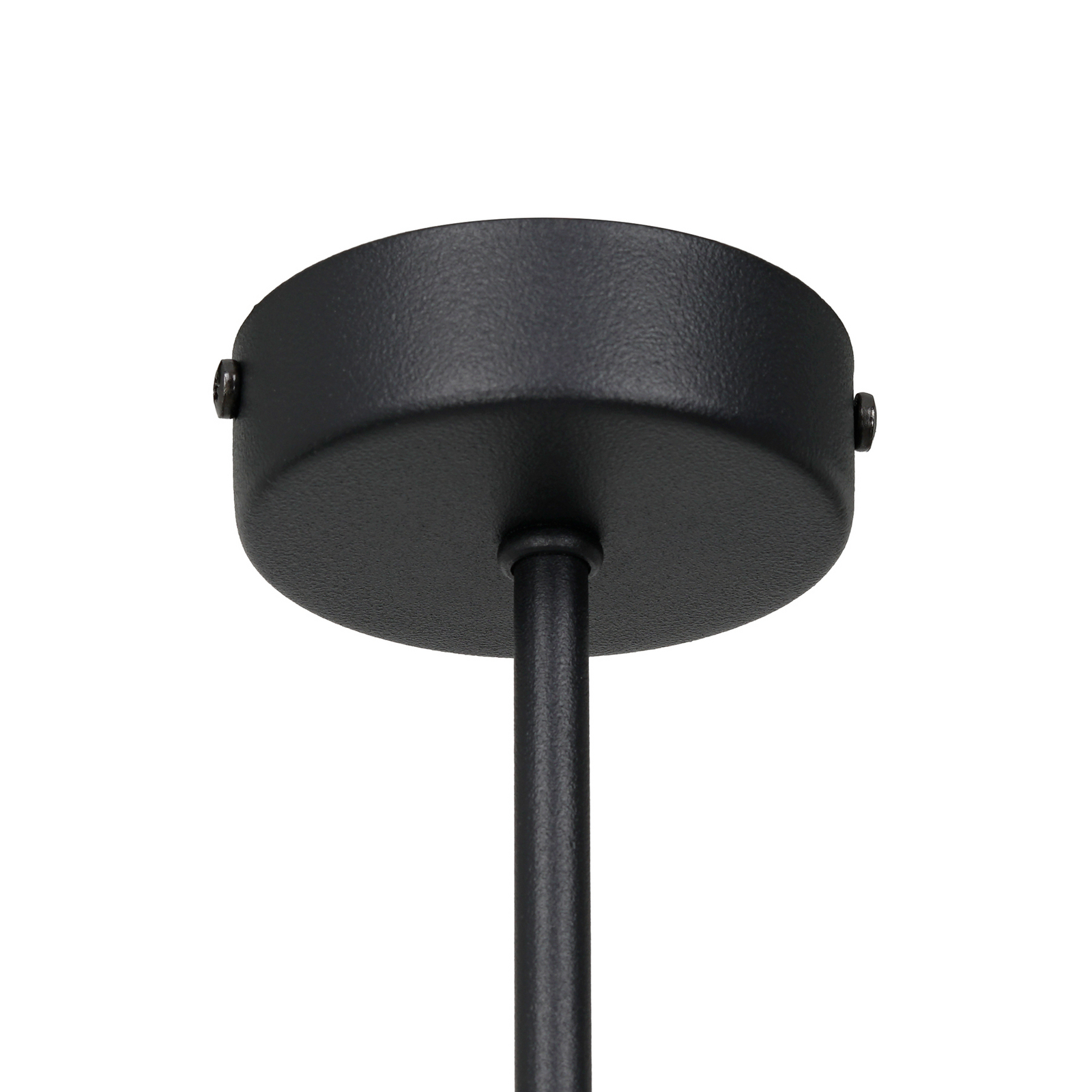 Plafonnier Archie, noir, longueur 68 cm, métal, à 2 lampes. Plafonnier Archie, noir, longueur 68 cm, métal, à 2 lampes.