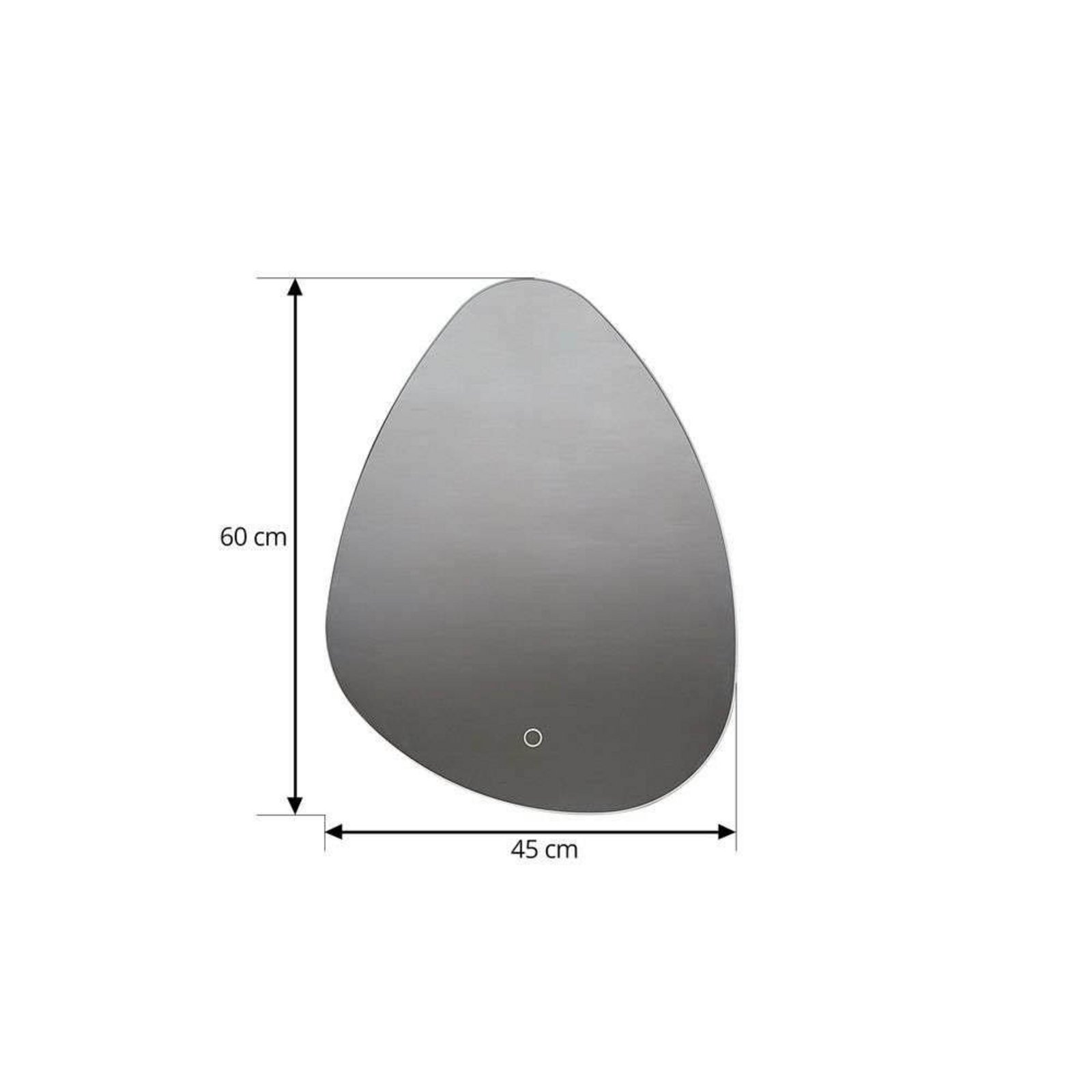 Celestiel LED Espejo Drop Shaped 60cm CCT Mirror - Lucande