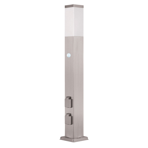 LED-Wegelampe 400166, 2 Steckdosen Bewegungsmelder