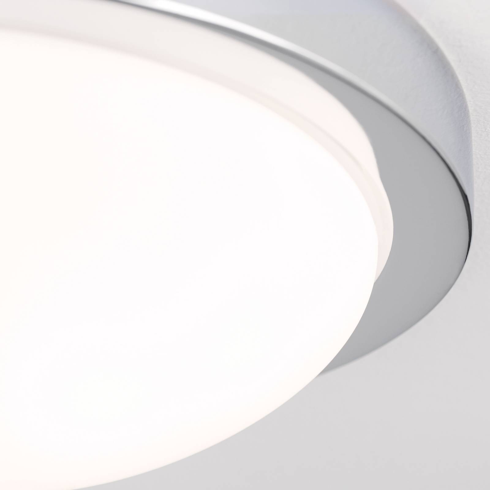 Subtelna lampa sufitowa MINEA śr. 32 cm, chrom