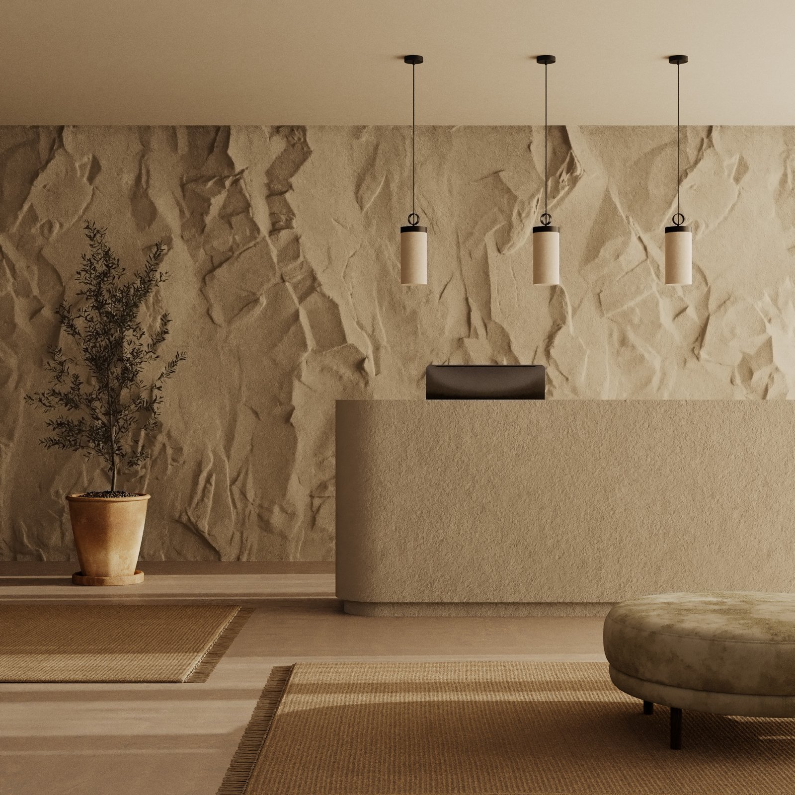 Nooi Pendel Cream/Matt Black - Aromas del Campo