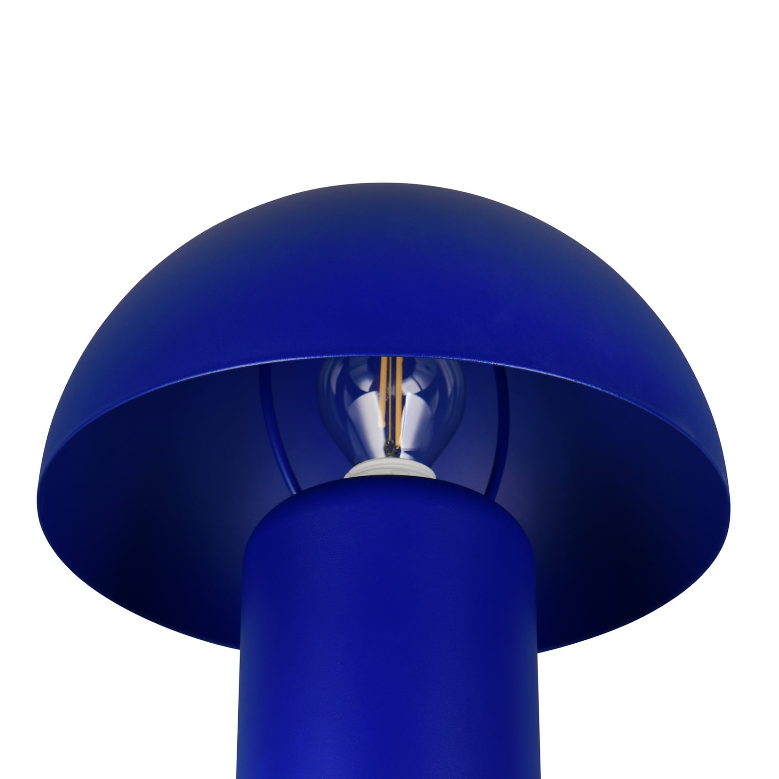 Bordlampe Enya, blå, metall, høyde 25,5 cm, E14 Bordlampe Enya, blå, metall, høyde 25,5 cm, E14