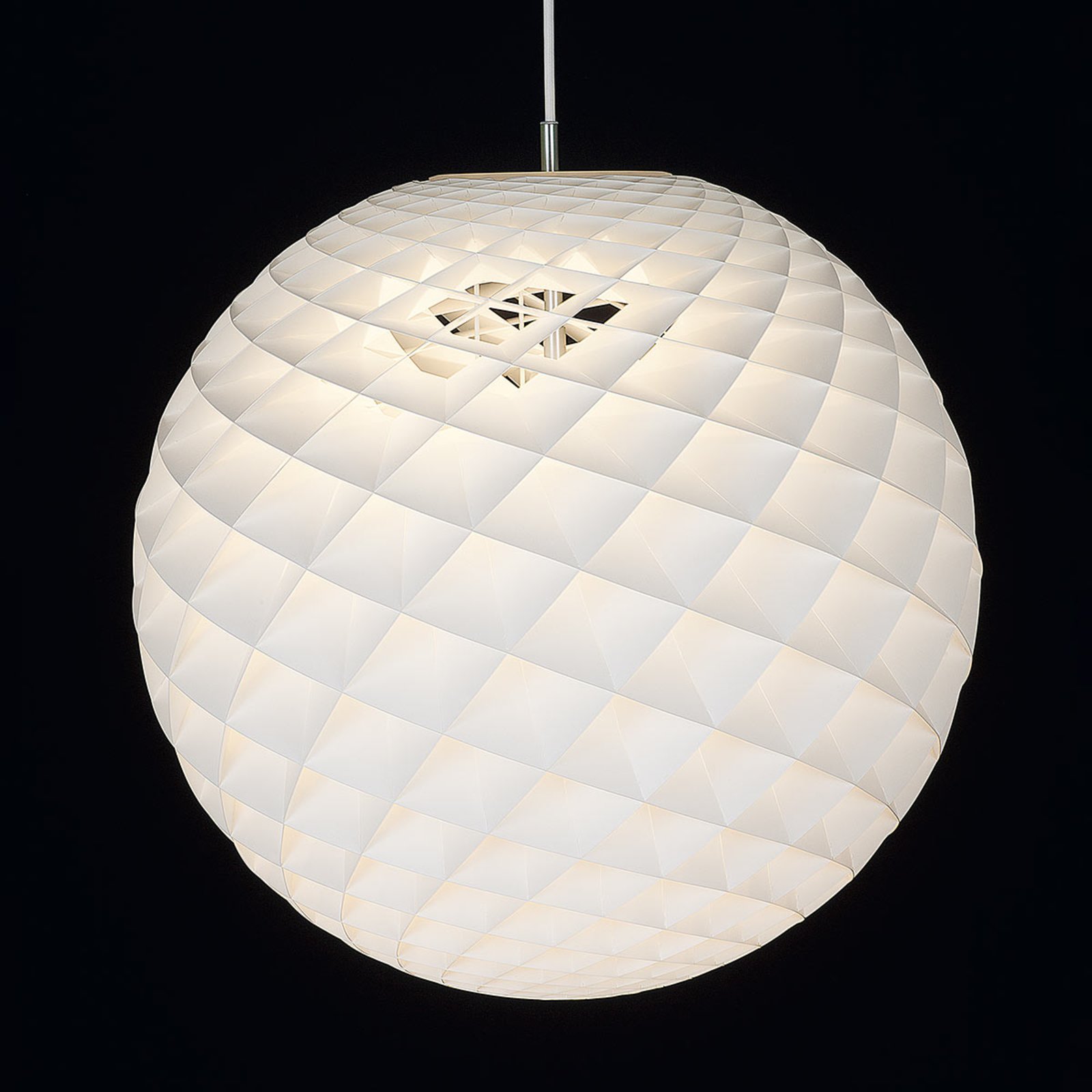 Висяща лампа Louis Poulsen Patera, бяла, матирана, 60 cm