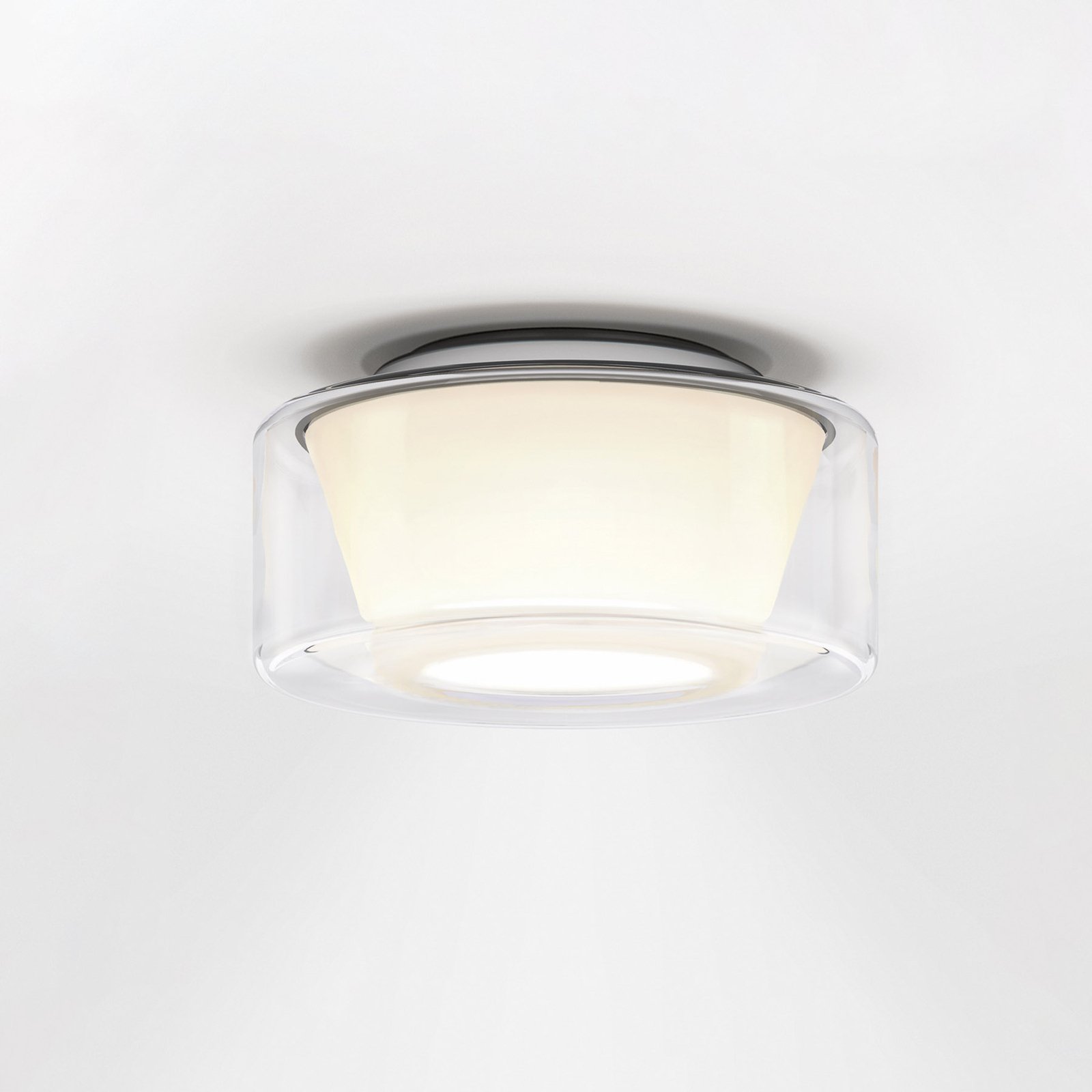serien.lighting Curling Decke 927 Glas/konisch