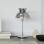 FRANDSEN Butterfly table lamp, switch, chrome-coloured