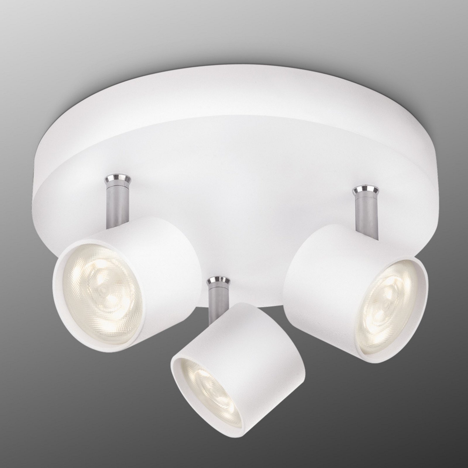 Philips Star proiector pivotant LED alb 3 becuri