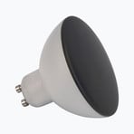 LED лампа GU10 4,9W CCT 2 700/4 000K Ø 7cm черна