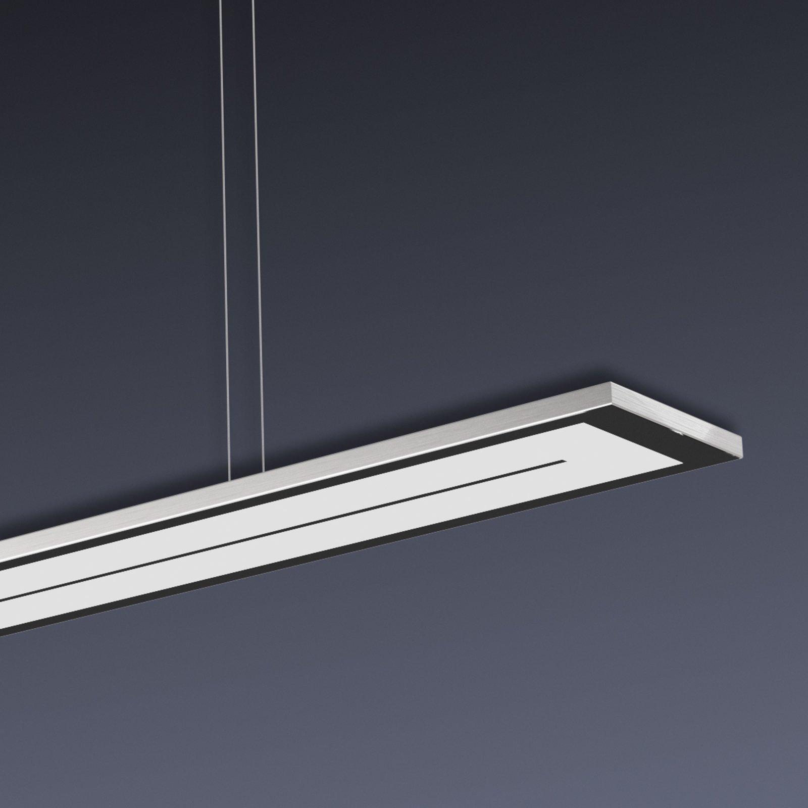 Dimmable LED pendant light Zen, 138 cm