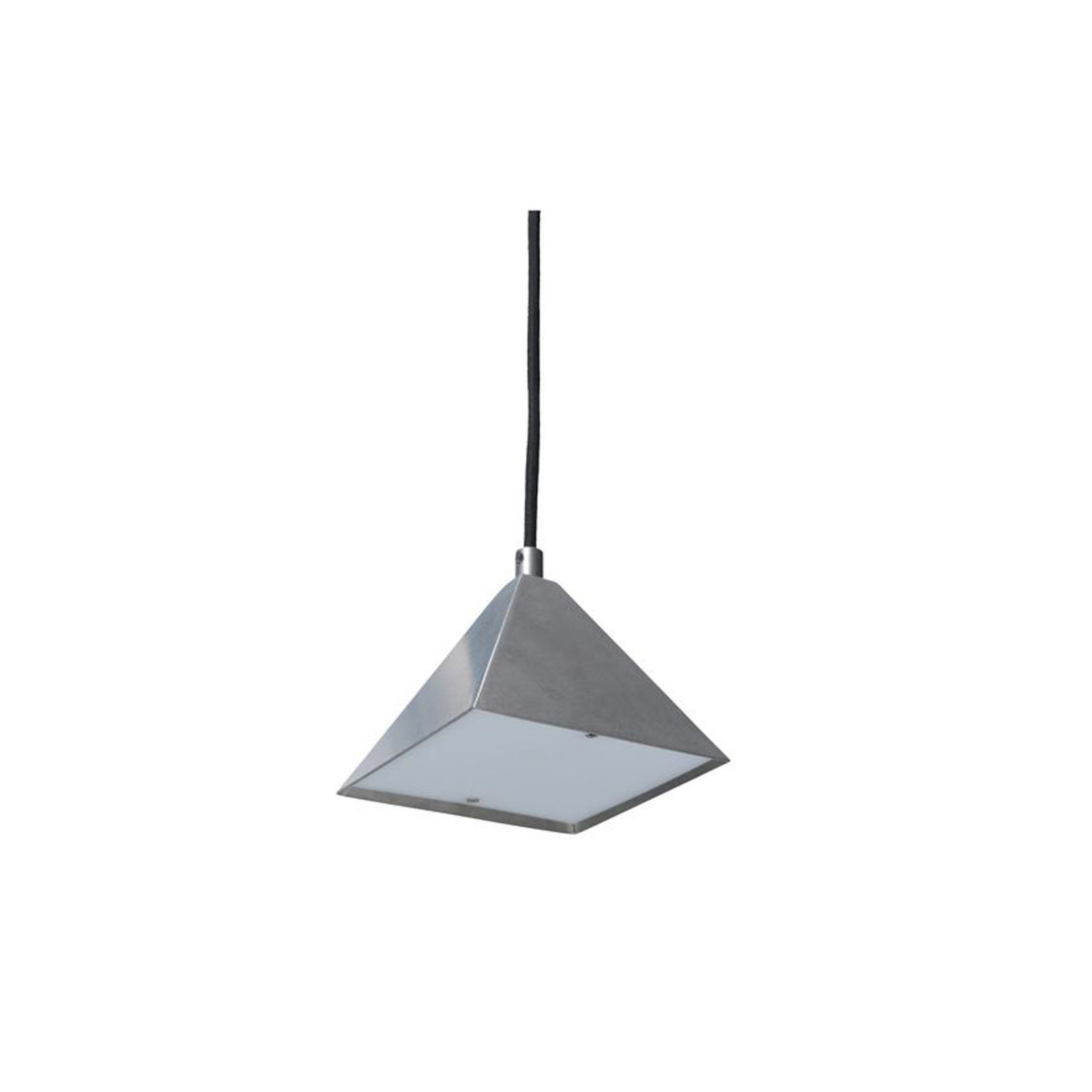 ferm LIVING Kare viseća svjetiljka, čelično siva, nehrđajući čelik, 12,5 cm