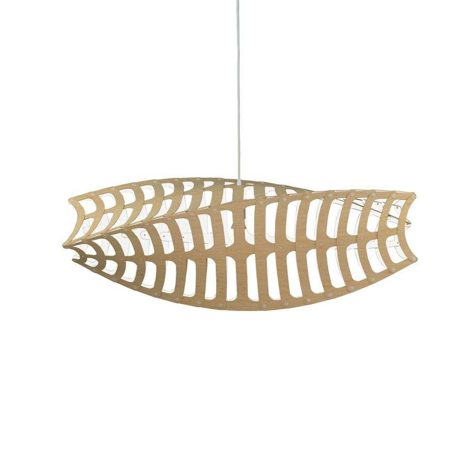 david trubridge Toru Taklampa Large 1 Sida, vit från david trubridge