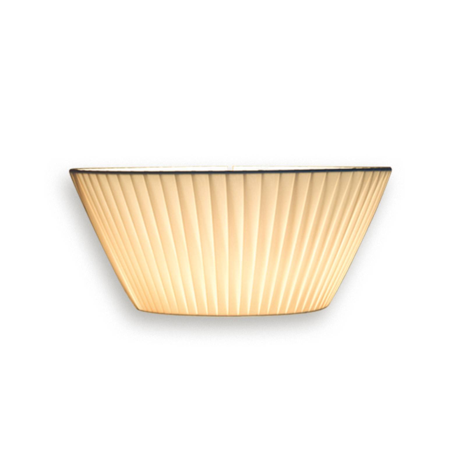 Anmutige Wandleuchte Emma, Breite 30 cm beige