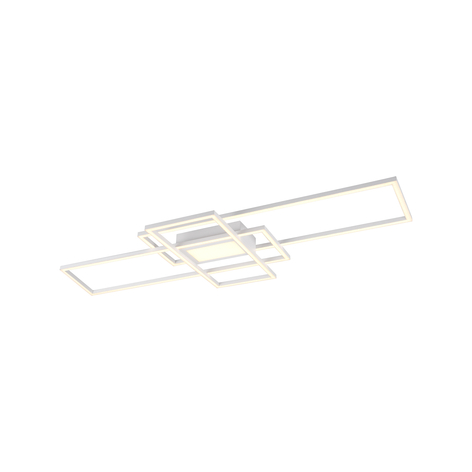 Lindby Ismera LED-Deckenlampe 3 Rahmen, weiß