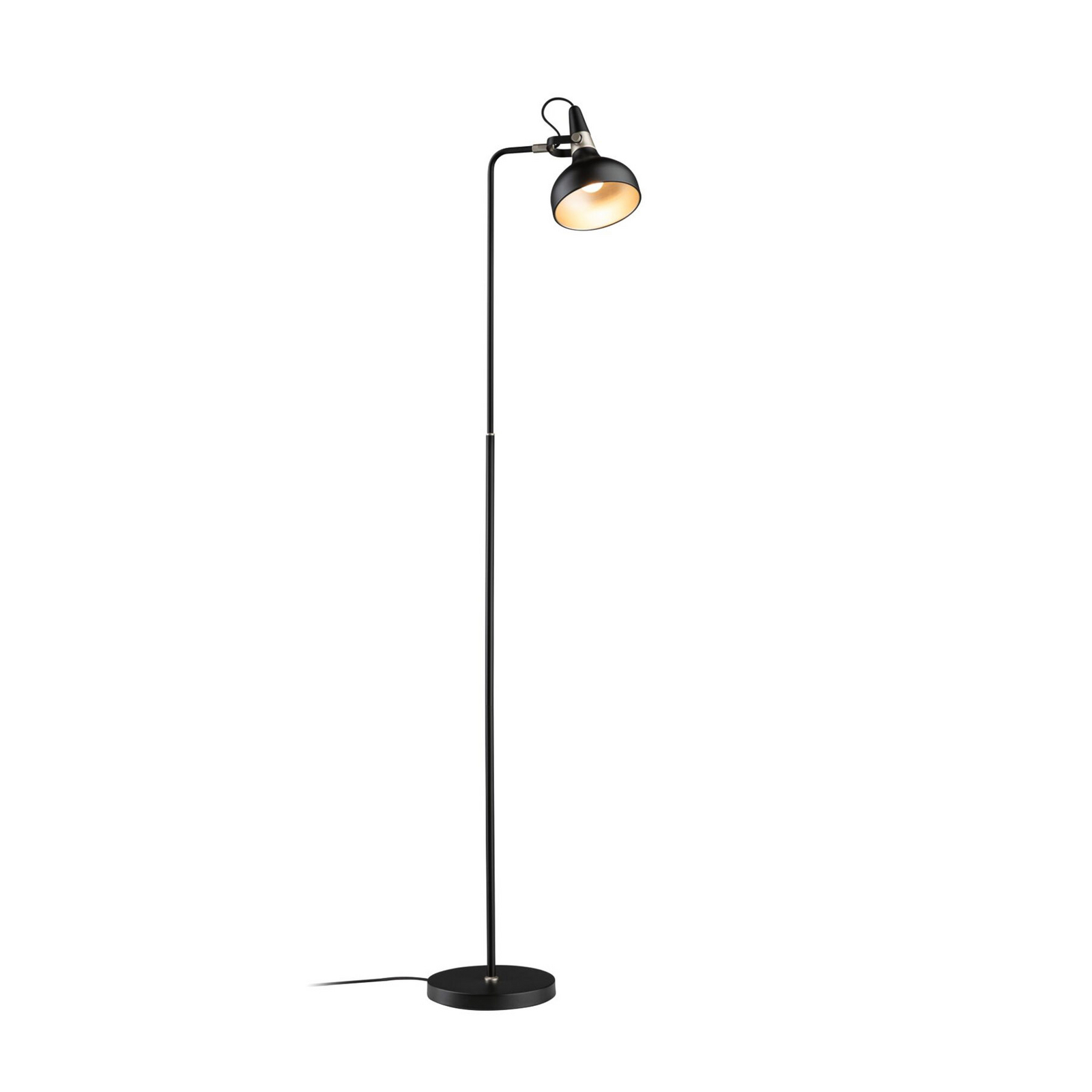Paulmann Juna STYLE floor lamp, black, height 158 cm, metal Paulmann Juna STYLE floor lamp, black, height 158 cm, metal