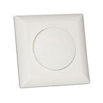 DOTLUX pokrovni okvir za rotacijski dimer, bijeli, 8,4 x 8,4 cm