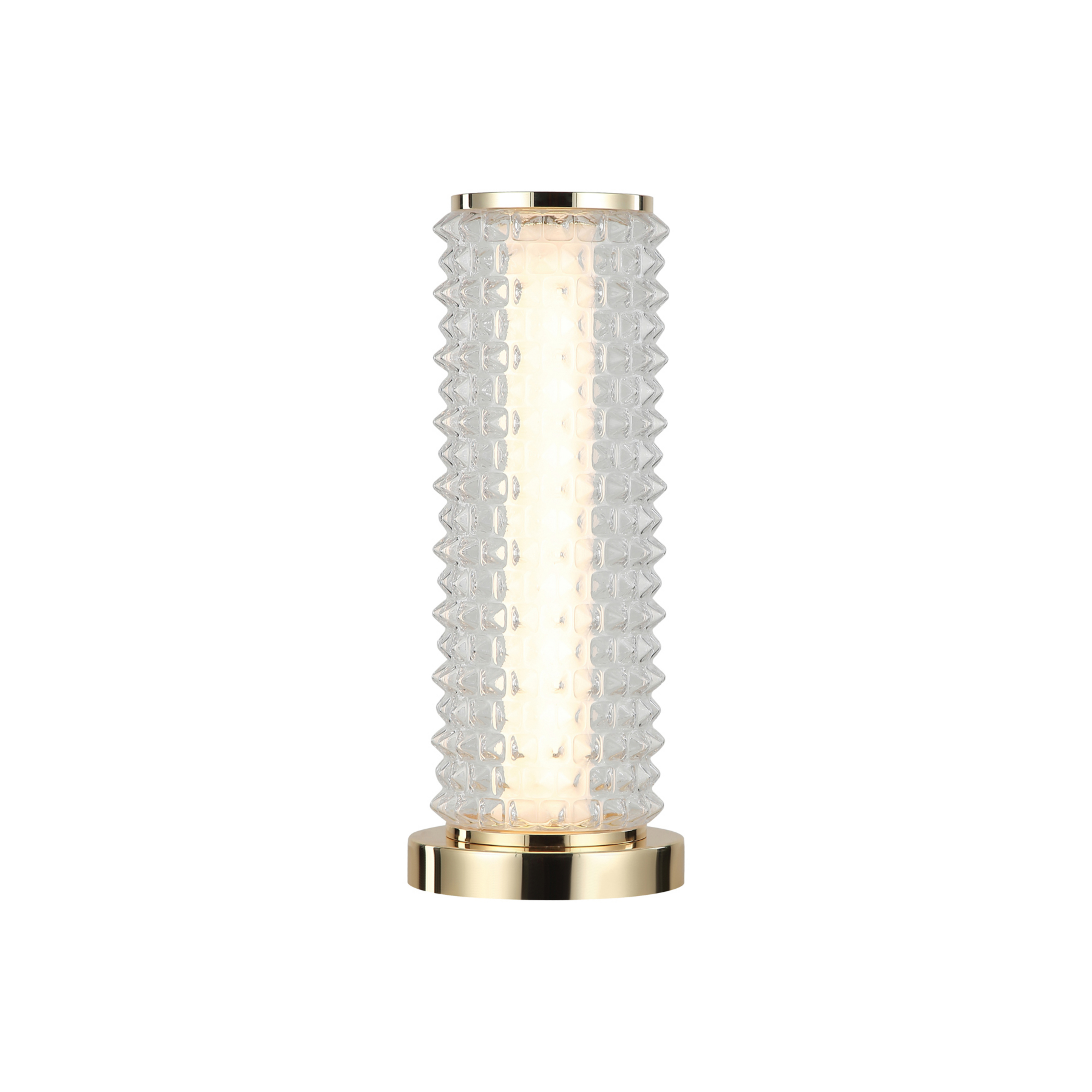 LED-Tischlampe Irma, goldfarben/klar