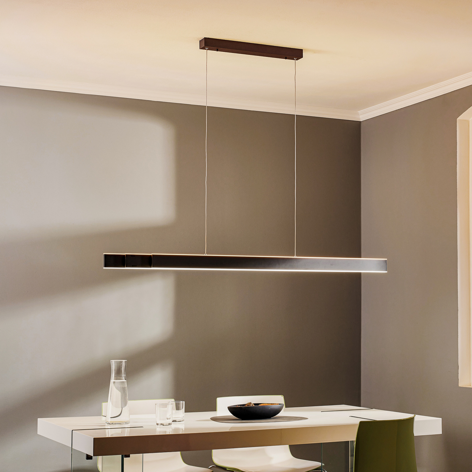 Lume LED-Pendelleuchte, graphite, CCT - PURE Lume LED-Pendelleuchte, graphite, CCT - PURE